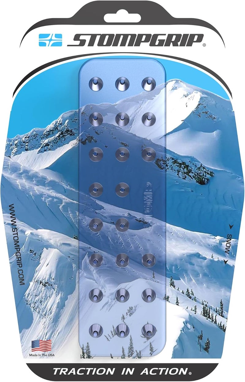 Stompgrip Premium Snowboard Stomp Pad | Maxi | Old School Collection | 3D Design | Clear - Image 4